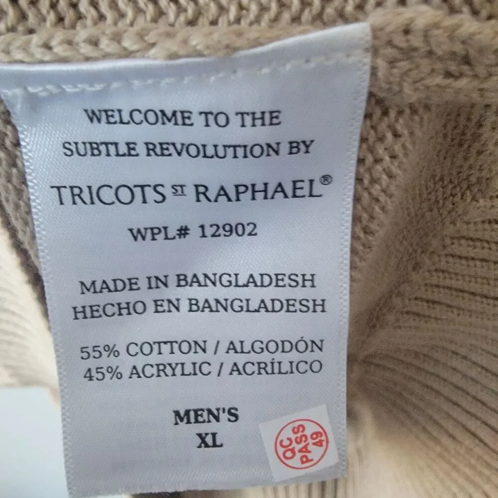 Tricots St. Raphael approximate measurements